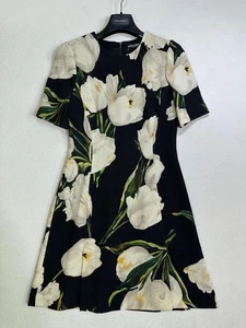 Abito DOLCE & GABBANA valore £2850 IT taglia 42/INT M/UK 10/US 6 immacolato - Foto 1 di 11