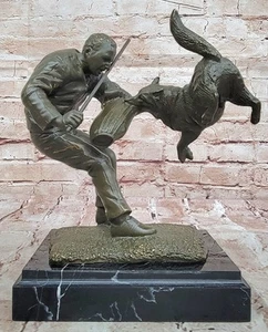 Museum Qualität Bronze Hund Turnschuhe Figur Skulptur von Milo Tier Liebhaber - Bild 1 von 10