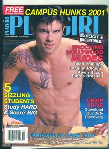 PLAYGIRL 11-01 NOVEMBER 2001 CAMPUS HUNKS SHANE SPEARS FRAT DUDES NUDE   HAIRY - Foto 1 di 2