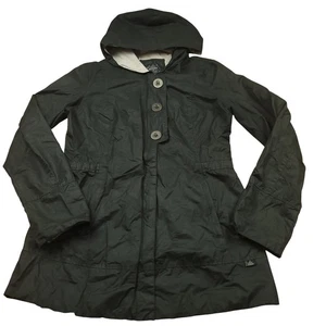 Prana Breathe Womens Black Hooded 3 Button Front Jacket Coat - Picture 1 of 11