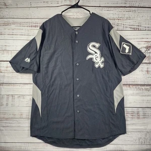Majestic Chicago White Sox Joe Crede #24 Trikot Herren Large schwarz grau MLB - Bild 1 von 8