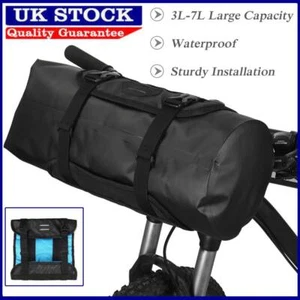 Waterproof Pannier Bag Bicycle Cycling Rear Seat Trunk Rack Pack 3-7L Adjustable - Picture 1 of 14