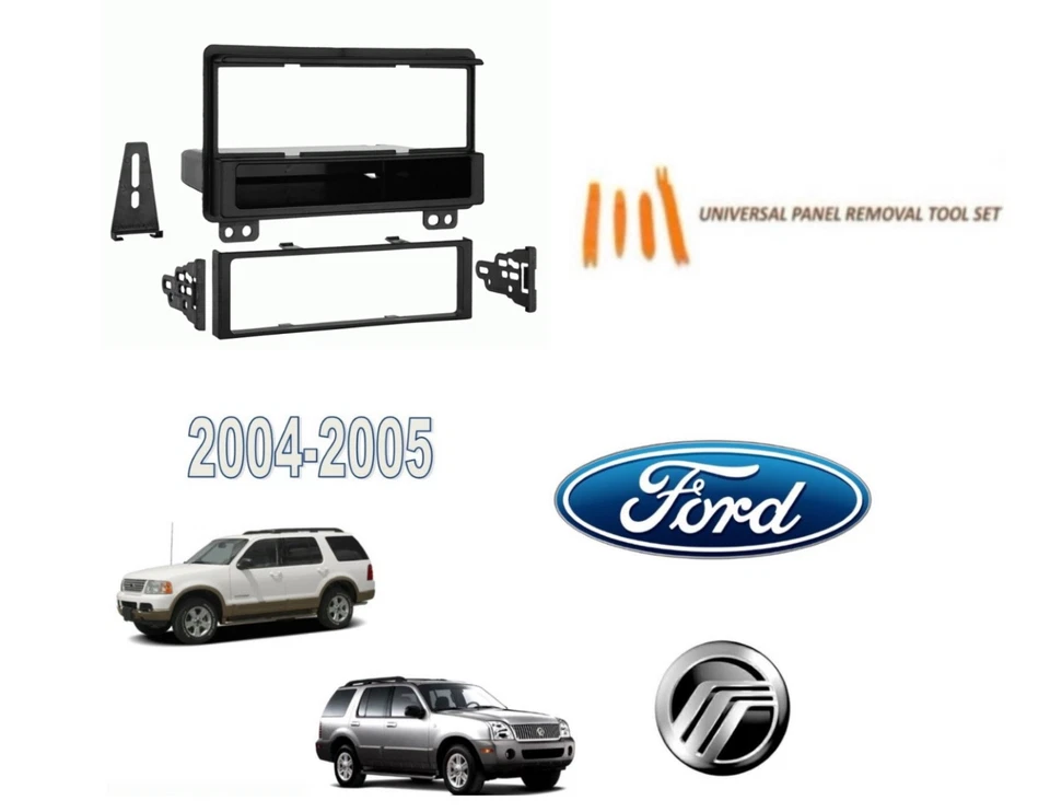 KIT DE TABLERO DE INSTALACIÓN para FORD EXPLORER 2004-2005, MERCURY MOUNTAINEER con Juego de Herramientas Foto 1 de 1