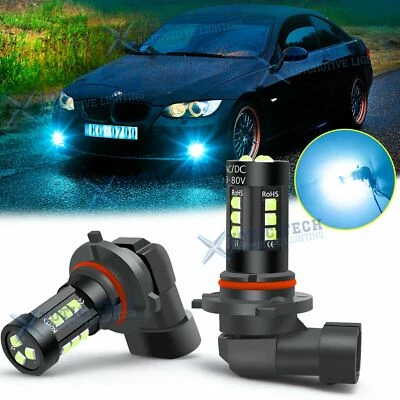 9006 HB4 Ice Blue LED Fog Light Bulbs For BMW E34 E46 E39 E60 E63 E64 F10 M3 M5 - Image 1 of 4