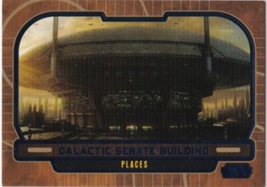 STAR WARS 2013 TOPPS GALACTIC FILES SERIES 2 BLUE PARALLEL #640 SENATE 214/350