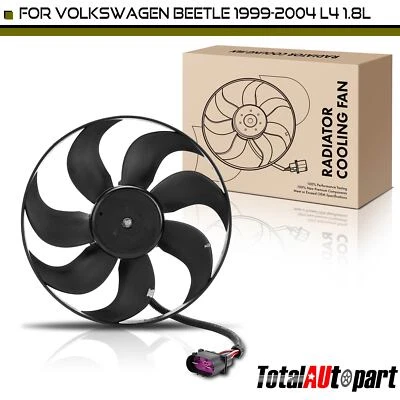1x Engine Cooling Fan w/o Shroud Assembly for Volkswagen Beetle 1999-2004 1.8L - Image 1 of 4