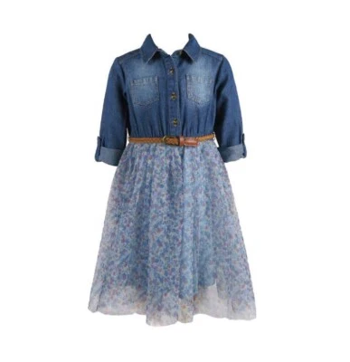 Zunie Kids' Dress, Blue ,Size 6 - Image 1 of 2
