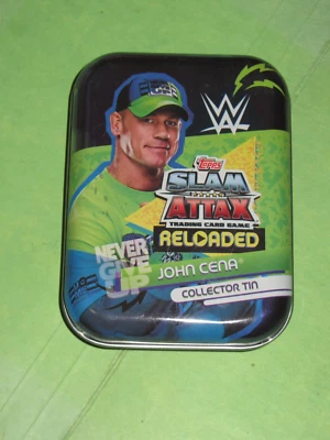 Wrestling WWE Topps Slam Attax Reloaded JOHN CENA Collector Tin 2020 - Image 1 of 3