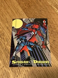 1994 Fleer Amazing Spider-Man Trading Card #96 Spider-Man e Darkhawk - Foto 1 di 2