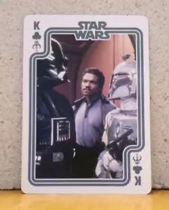 TOPPS STYLE STAR WARS ORIGINAL TRILOGY BOBA FETT TRADING PLAYING CARD K CLUBS - Picture 1 of 2