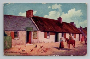 Burn's Cottage Ayr, Escocia publicado 1911 - Imagen 1 de 2