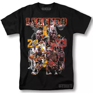 Kobe Bryant vs Michael Jordan Shirt Mamba vs Goat Vintage Grafikdesign T-Shirt - Bild 1 von 1