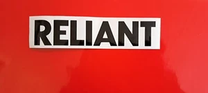 Puerta trasera Reliant / calcomanía trasera insignia gráfica *NUEVO ARTÍCULO A DIMENSIONES ORIGINALES* - Imagen 1 de 1