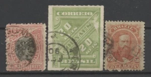 No: 75747 - BRAZIL - LOT OF 3 OLD STAMPS - USED!! - Picture 1 of 1