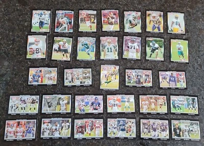 (31) 2006 Topps Total NFL Football Cards- X/50 Several 01/50 BLACK PARALLEL 11 9 - Image 1 of 2