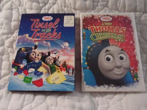 LOT DE 2 DVD THOMAS & FRIENDS TINSEL ON THE TRACKS + UN TRÈS THOMAS NOËL - Photo 1/14