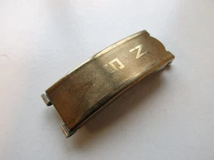 Novavit S.A. (NSA) Schweizer vergoldete Faltschließe 12 mm - Feder ok - gebraucht - Bild 1 von 4