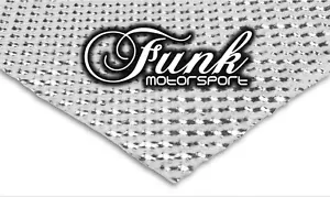 THICK Aluminium Barrier Heat Shield Sheet by Funk Motorsport 60cm x 60cm x 0.5mm - Picture 1 of 5