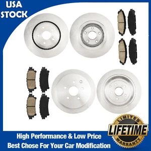 Pair Front & Rear Rotors Brake Pads for LEXUS RX350 2010-2015 RX450h 2010-2015 - Picture 1 of 20