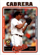 2005 Topps Baltimore Orioles Baseball Card #531 Daniel Cabrera