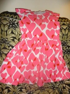 NWT GIRLS LOVELY DRESS SZ L(10-12) PINK SCOOP NECK CAP SLEEVE BACK ZIPPER . - Picture 1 of 2