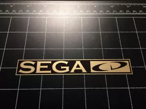 Adesivo decalcomania vinile logo sistema videogiochi Sega CD anni 90 old school - Foto 1 di 1