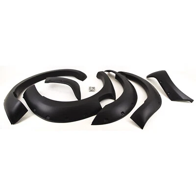 Arcos de rueda para Ford Ranger T6 09/2015-19 guardabarros llamaradas estilo remache negro mate Foto 1 de 4