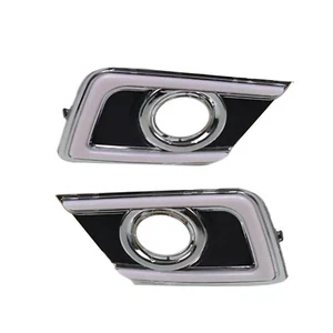 Pair DRL LED Daytime Running Light With Turn For Nissan Sentra 2016-2019lf - Picture 1 of 10