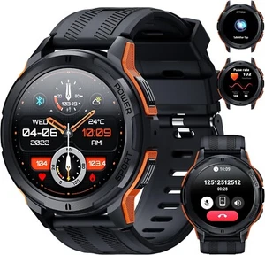 2024 Smartwatch Oukitel BT10 uomo watch fitness frequenza cardiaca 5 ATM AMOLED - Imagen 1 de 9