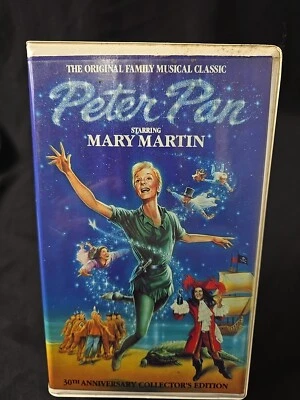 Original Peter Pan Musical starring Mary Martin Vintage VHS Movie - Image 1 of 3