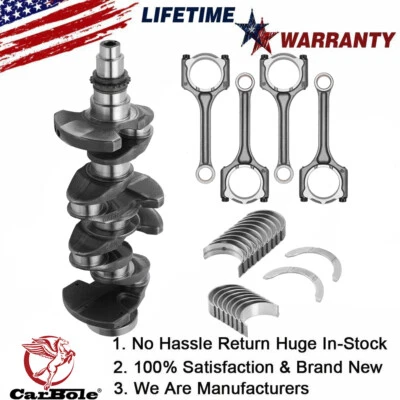 Kit de cigüeñal y varilla de conexión y cojinete del motor para Hyundai Kia Soul Forte 2,0 L Foto 1 de 4