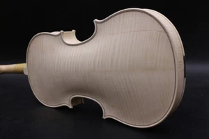 New 4/4 Violin Flame Maple Spruce wood Hand made violin Ebony Fingerboard - Picture 1 of 8