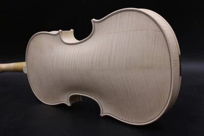 New 4/4 Violin Flame Maple Spruce wood Hand made violin Ebony Fingerboard - Image 1 of 4