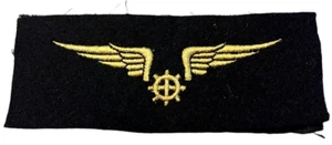 Toppa Aeronautica Francese Meccanico Tessuto Insegne Ricamate Ali Distintivo - Foto 1 di 20