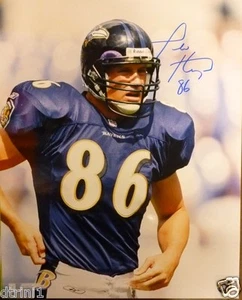 Todd Heap Baltimore Ravens Auto 16 x 20 NFL Photo - Picture 1 of 2