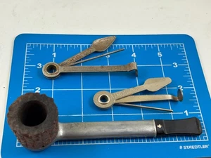 Judd's Nice Old Kaywoodie Briar & Metal Pipe w/2 Pipe Tamper Tools - Picture 1 of 6
