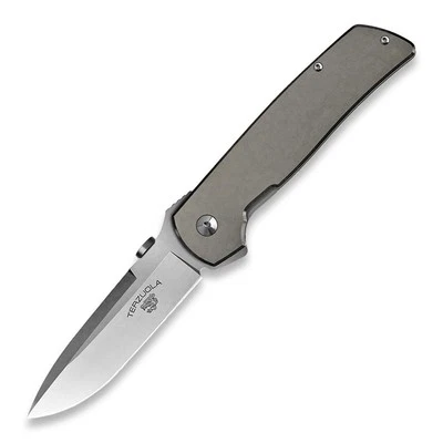 FOX Knives Bob Terzuola Original Gangster ATCF Flipper Knife MagnaCut Titanium - Image 1 of 3