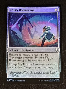 MTG Avatar: The Last Airbender Trusty Boomerang Foil 0260 NM - Bild 1 von 2
