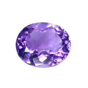1.32 Ct Exclusive Perfect Oval 7.8 x 6.4 MM 100% Natural Purple Bolivia Amethyst - Picture 1 of 4