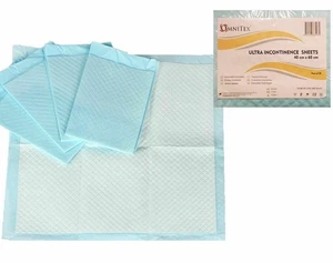 100 x Omnitex 40 x 60 cm Inkontinenzbett-/Stuhleinlagen - 600 ml - 800 ml Einweg - Bild 1 von 3