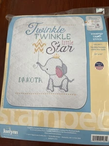 Janlynn Cross Stitch Kit Twinkle Star Baby Quilt - Picture 1 of 4