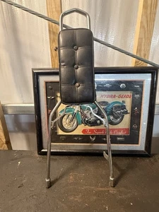 ANTIGUA Harley Knucklehead Panhead Shovelhead Chopper Frame Sissy Bar 755G - Imagen 1 de 18
