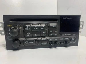 OEM FACTORY 1996-2002 Chevy Blazer S10 CD Player Radio Model 15071662 Delco - Foto 1 di 8