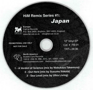 Him Remix Serie Nr. 1: Japan CD UK Fatcat 2002 Promo FB01 - Bild 1 von 1