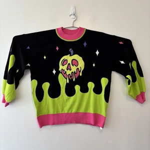 Disney Parks Her Universe Poison Apple Pullover Damengröße 2X neu mit Etikett schwarz pink - Bild 1 von 13