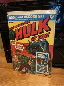 Incredible Hulk Book & Record Set #PR11 (1974) w/Record Abomination 45RPM - Bild 1 von 5