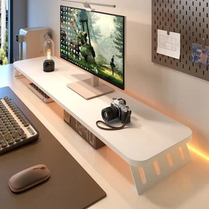 50/60cm Computer Monitor Stand Desktop Organization Desktop Storage Rack Home - Bild 1 von 20