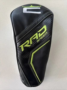 Copricapo Cobra Golf King Rad Speed Legno Nero Verde Golf Driver Head Cover Nuovo - Foto 1 di 5