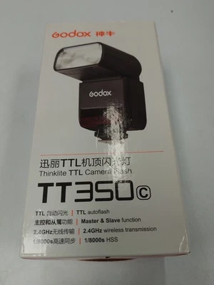 Godox TT350C HSS 1/8000S TTL 2.4G Wireless Mini Flash Speedlite For Canon 5D 7D - Image 1 of 4