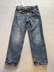 Lands’ End Jeans Iron Knee Boys Size 8 Adjustable Waist - Picture 1 of 10